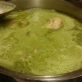 El cooksnap de Berta Alicia Fernandez cuando hizo Mole de espinacas con pollo.