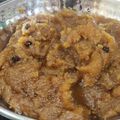 Vandana Mathur का कुकस्नैप जब उन्होंने आटे का हलवा (Aate ka halwa recipe in hindi) बनाया था।