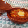 El cooksnap de Carlos Pérez cuando hizo Tajine de judías verdes, tomate y huevo.
