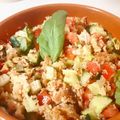 il Serena Delfi quando ha preparato Panzanella “Toscana”