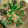 El cooksnap de JULIA ELIZABETH GUEVARA FLORES cuando hizo Albóndigas en Salsa Española con Puré de Patatas !!!!.