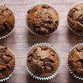 Alexa9911 Cooksnap-ja, amikor elkészítette a(z) Duplacsokis muffin receptet.