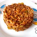 El cooksnap de Evita cuando hizo Lentejas con arroz y salsa de soja, espectacular! !!.