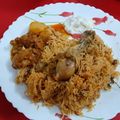 Sumita Roychowdhury's cooksnap of when they made কাশ্মীরি চিকেন বিরিয়ানি (Kashmiri Chicken Biryani recipe in Bengali).
