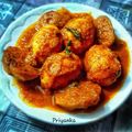 Priyanka Sinha's cooksnap of when they made আলু দিয়ে ডিম কষা (aloo diye dim kosha recipe in Bengali).