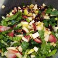El cooksnap de Jorge Vergara cuando hizo Ensalada de Espinacas.