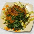 Enefola Joy Owoicho's cooksnap of when they made Abacha with fried fish.