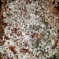 El cooksnap de Lizzie cuando hizo Pizza sin levadura.