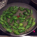 El cooksnap de Maria Elena cuando hizo Cómo freir pimientos de Padrón .