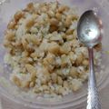 El cooksnap de Nancy Leiva cuando hizo Ensalada de Porotos con cebolla.