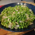 El cooksnap de David Jiménez cuando hizo Guisantes encebollados.