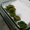 El cooksnap de Katiana Gonzalez cuando hizo Buñuelos de acelga.