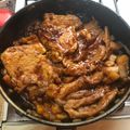 El cooksnap de rikie cuando hizo Chuleta de cerdo hawaiana.