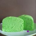 Cooksnap dari Bunna💜 untuk resep Bolu Pandan (Rice Cooker & takaran sendok)