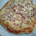 El cooksnap de Lidia Rodriguez Reginfo cuando hizo Masa pizza sin levadura usando cerveza.