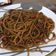 El cooksnap de Alejandra cuando hizo Fideos estilo oriental con carne y vegetales.