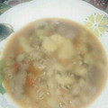 El cooksnap de Walter German Sequeira cuando hizo Guiso de fideos codito con Carne.