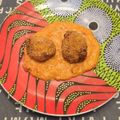 El cooksnap de G M cuando hizo Huevos rellenos en salsa.
