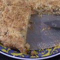 El cooksnap de Cande Rizzi cuando hizo Tarta de manzana o Apple crumble.