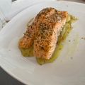 El cooksnap de Eduardo González Morales cuando hizo Salmón al horno con patatas.