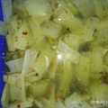 El cooksnap de Robert Depratti Macagno cuando hizo Pencas de acelga al escabeche.