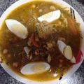El cooksnap de Ana cuando hizo Garbanzos con espinacas y bacalao.