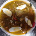El cooksnap de Ana cuando hizo Garbanzos con espinacas y bacalao.