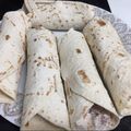 El cooksnap de Nashio cuando hizo Wrap de pollo con tomate.