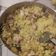 El cooksnap de nil despona cuando hizo Arroz al curry con champiñones y carne picada.