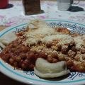 El cooksnap de Miguel Angel cuando hizo Sorrentinos de ricota y nuez.