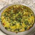 El cooksnap de Carla Ferlaza cuando hizo Tortilla de espinaca.