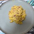 El cooksnap de Angel Esquinas cuando hizo Risotto a la carbonara.