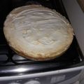 El cooksnap de Benja cuando hizo Pie de limón.