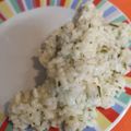 El cooksnap de Jose Estacio cuando hizo Arroz blanco con ajo y perejil.