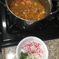 El cooksnap de annabella cuando hizo Lentejas charras.