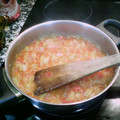 El cooksnap de Sarusman cuando hizo Pisto de tomate y calabacín.