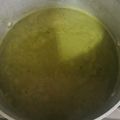 El cooksnap de Torres Oliveros cuando hizo Pozole verde de pollo.