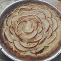 El cooksnap de Jeannette Salva cuando hizo Tarta de manzana con crema.