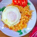 Cooksnap dari Mita.W#MommyFayzel# untuk resep Nasi Goreng Merah Khas Makasar