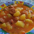 El cooksnap de Tamara GF cuando hizo Patatas a la riojana. Olla GM.