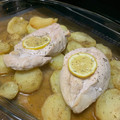 El cooksnap de Cristian Montero cuando hizo Pechuga de pollo al horno con salsa de limón y miel y espárragos trigueros.