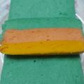 Cooksnap dari GinaSutopo untuk resep Birthday Cake base Rainbow Kukus Ny. Liem