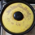 El cooksnap de María Cristina Vene cuando hizo Flan casero 14 huevos. Grace.