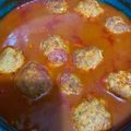 El cooksnap de Blanca DM cuando hizo Albóndigas de carne molida con papas.