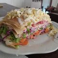 El cooksnap de Erika Mleziva cuando hizo Torre de panqueques.