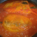 El cooksnap de Esme Rodríguez cuando hizo Chiles rellenos a la Mexicana.
