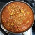 El cooksnap de Tamara Molteni cuando hizo Guiso de lentejas con chorizo colorado.
