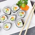 El cooksnap de Esteban Fortuny cuando hizo Sushi.