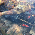 El cooksnap de Francis Martinez Walker cuando hizo Asado de tira criollo.
