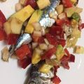 El cooksnap de Marieta cuando hizo Caballa aliñada con verduras.